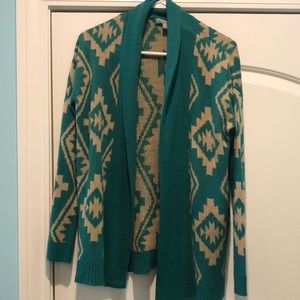 Turquoise Cardigan